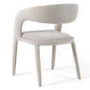 Modrest Faerron - Modern Light Grey Fabric Dining Chair