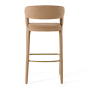 Modrest Faerron - Modern Tan Leatherette Bar Chair