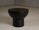 Modrest Fate - Modern Black Concrete End Table