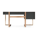 Modrest - Modern Fauna Wenge and Brass Desk
