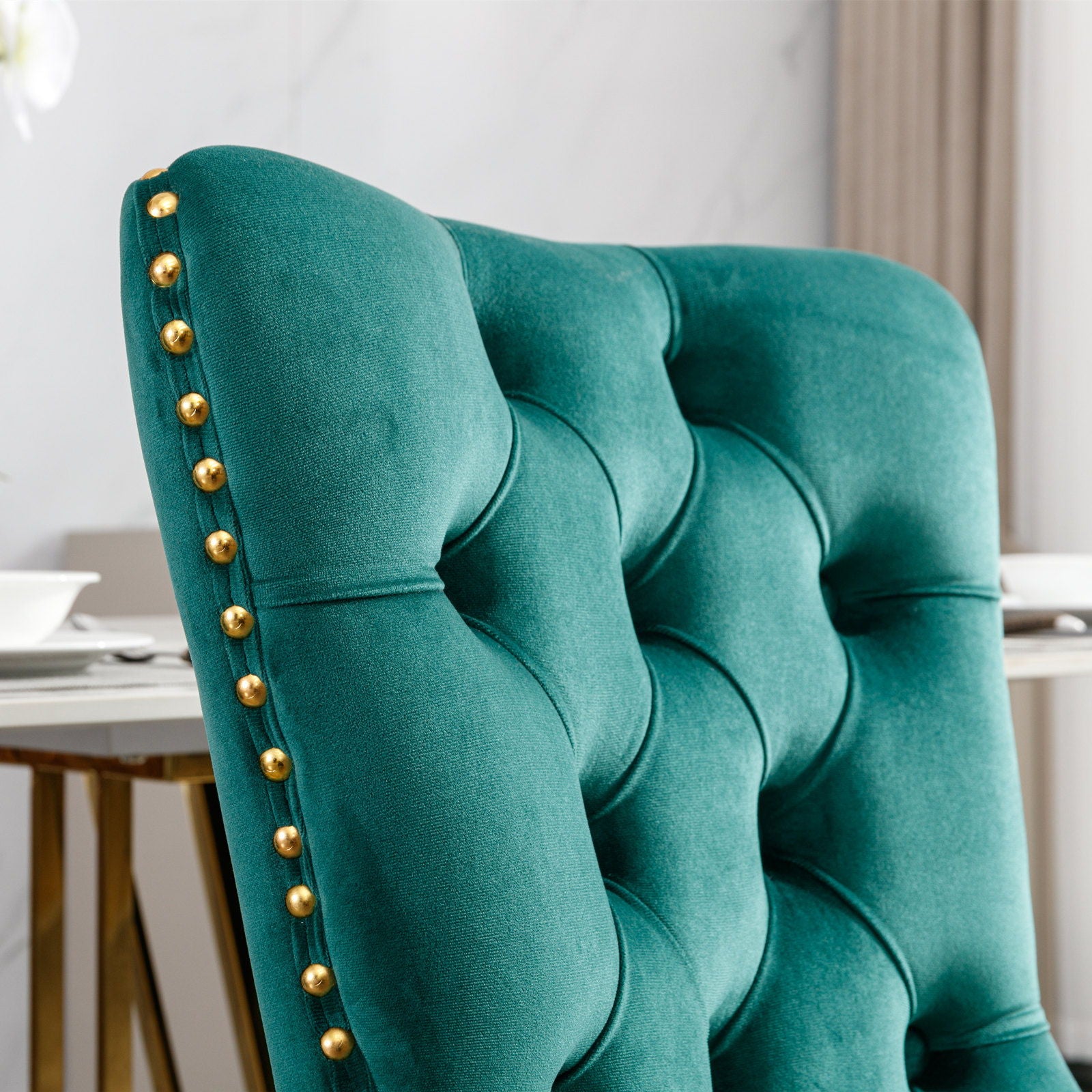 Nikki - Modern, High-End Tufted Dining Chair (Set of 2)