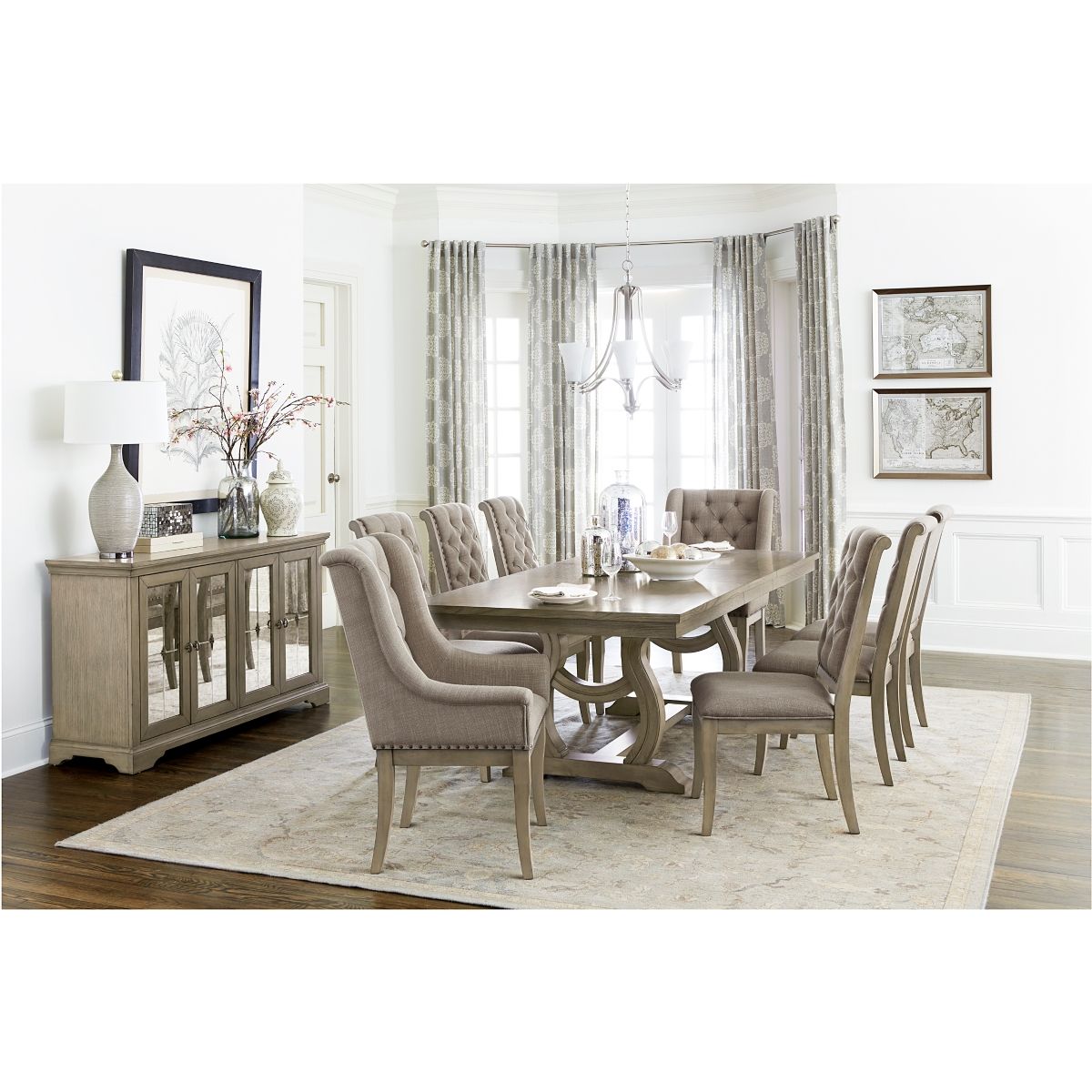 Vermillion - Side Chair (Set of 2) - Taupe