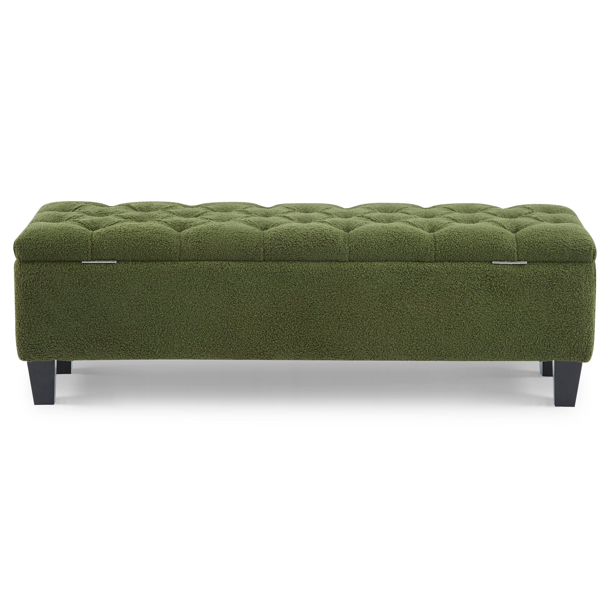 Ottoman Bench & Storage - Green