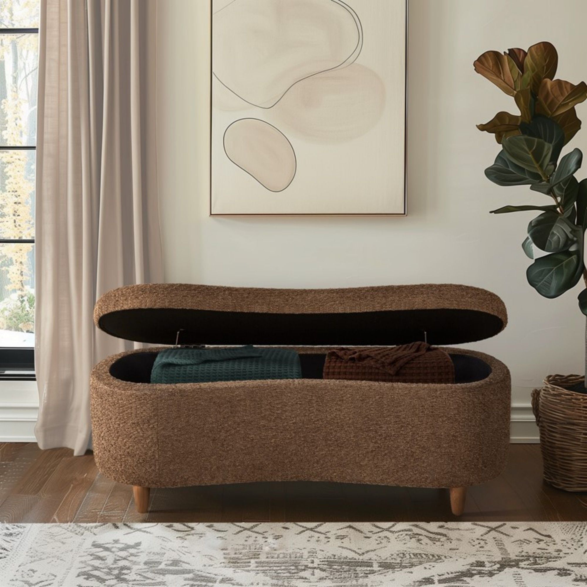 Flip Top Storage Bench