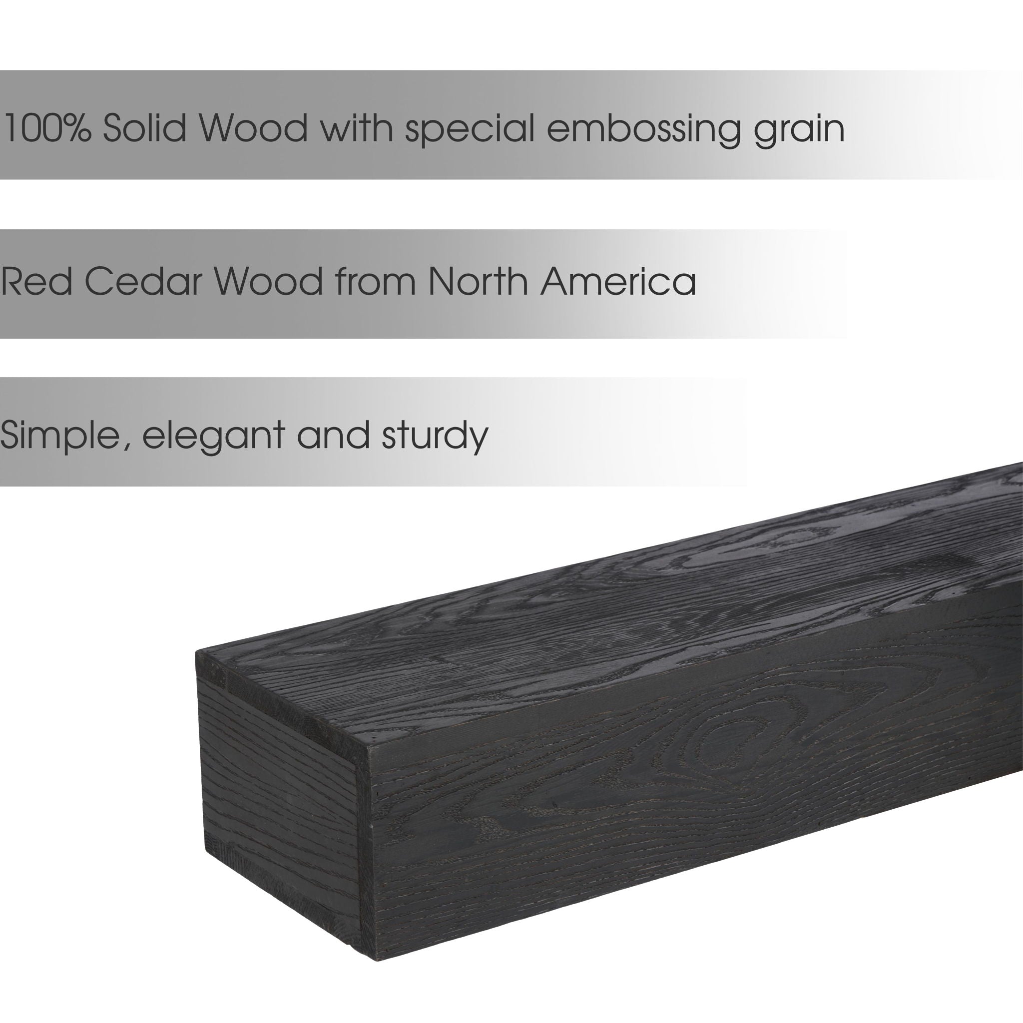 Fireplace Mantel Floating Shelf For Home Decor