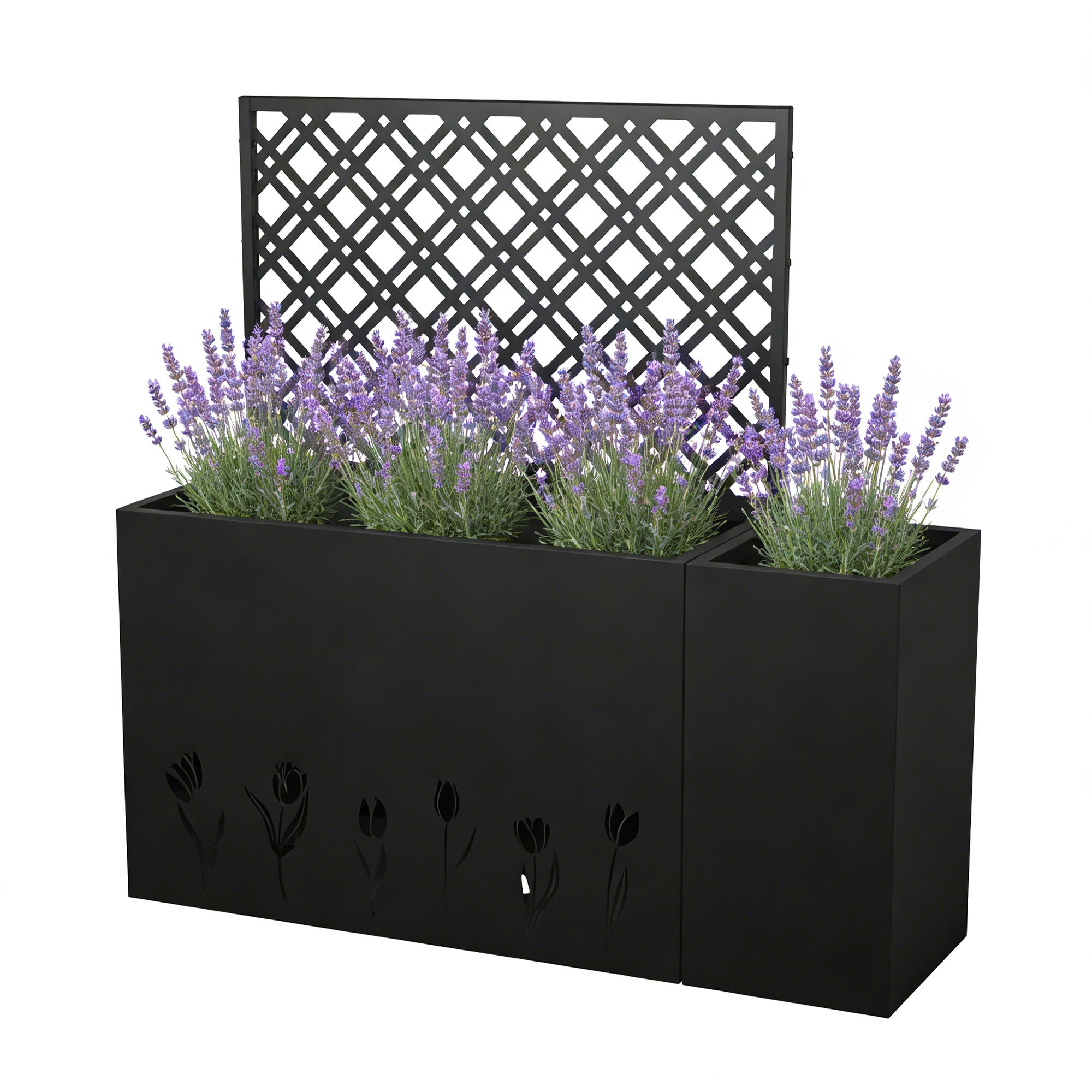 Tall Planter Raised Garden Bed With Trellis