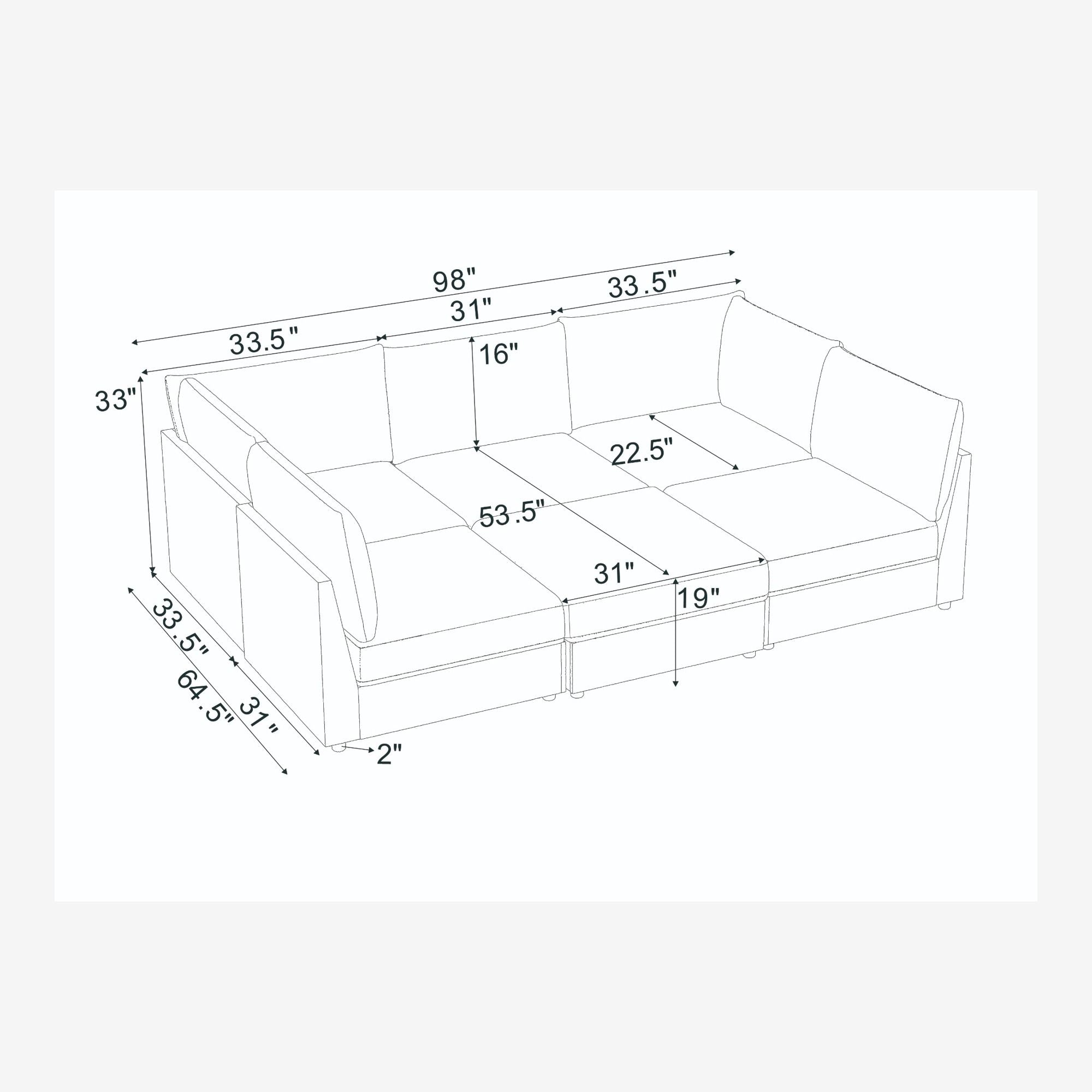 Reversible Modular Sectional & Custom Configuration And Premium Upholstery - Dark Green