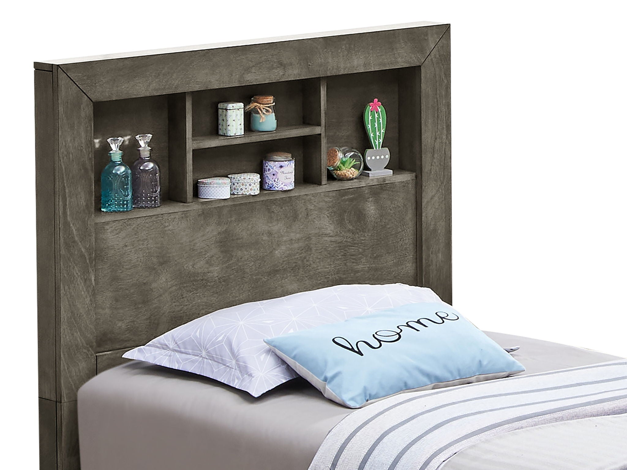 Bed With Transitional Design Stylish