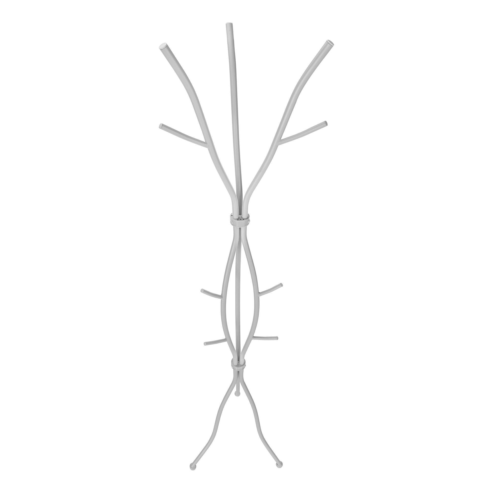 Coat Rack, Hall Tree, Free Standing, 11 Hooks, Entryway, Contemporary & Modern