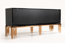 Modrest Token Modern Black & Rosegold Buffet