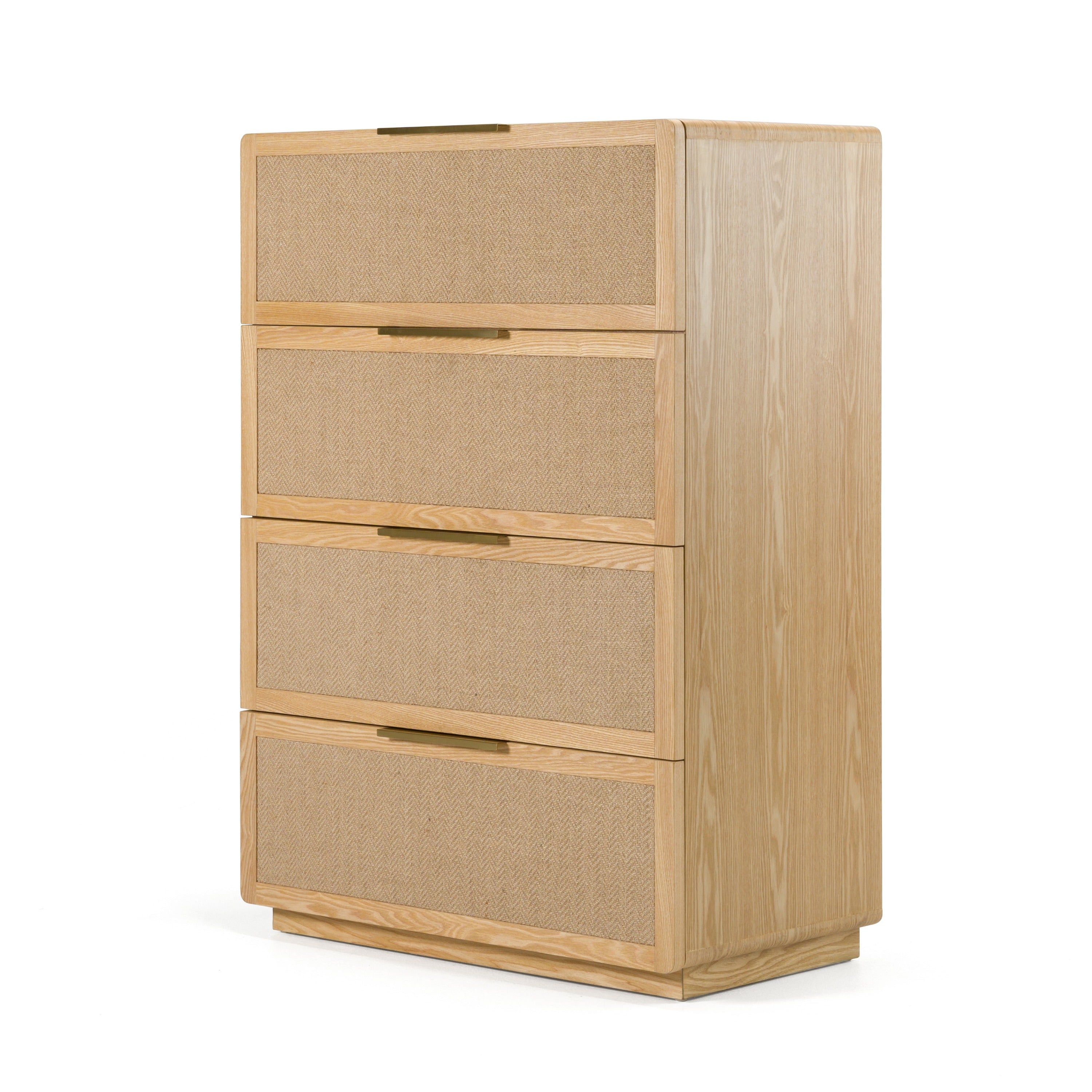 Modrest Gavin - Modern Natural Ash + Rattan Chest