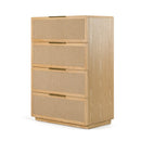 Modrest Gavin - Modern Natural Ash + Rattan Chest