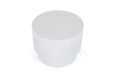 Modrest Gruver - Modern White Concrete End Table
