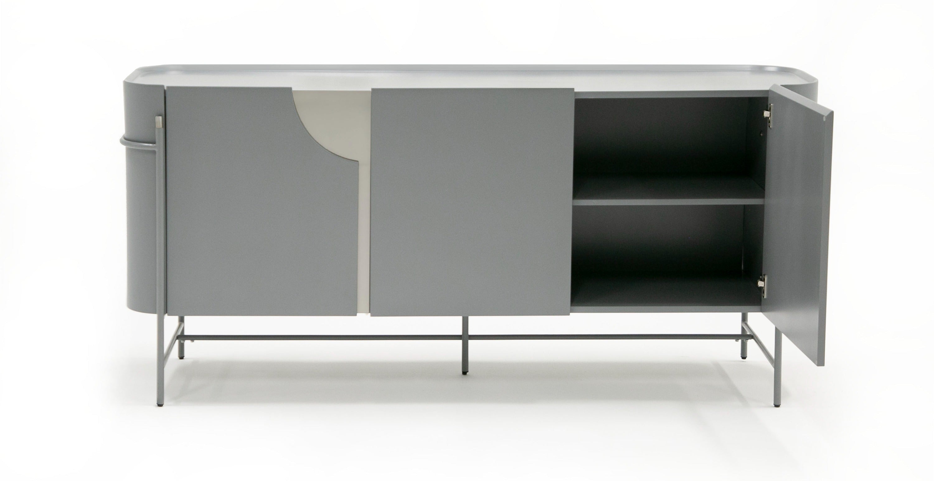 Modrest Hadley- Matte Grey Buffet