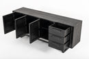 Modrest Hardy Modern Black Acacia Buffet