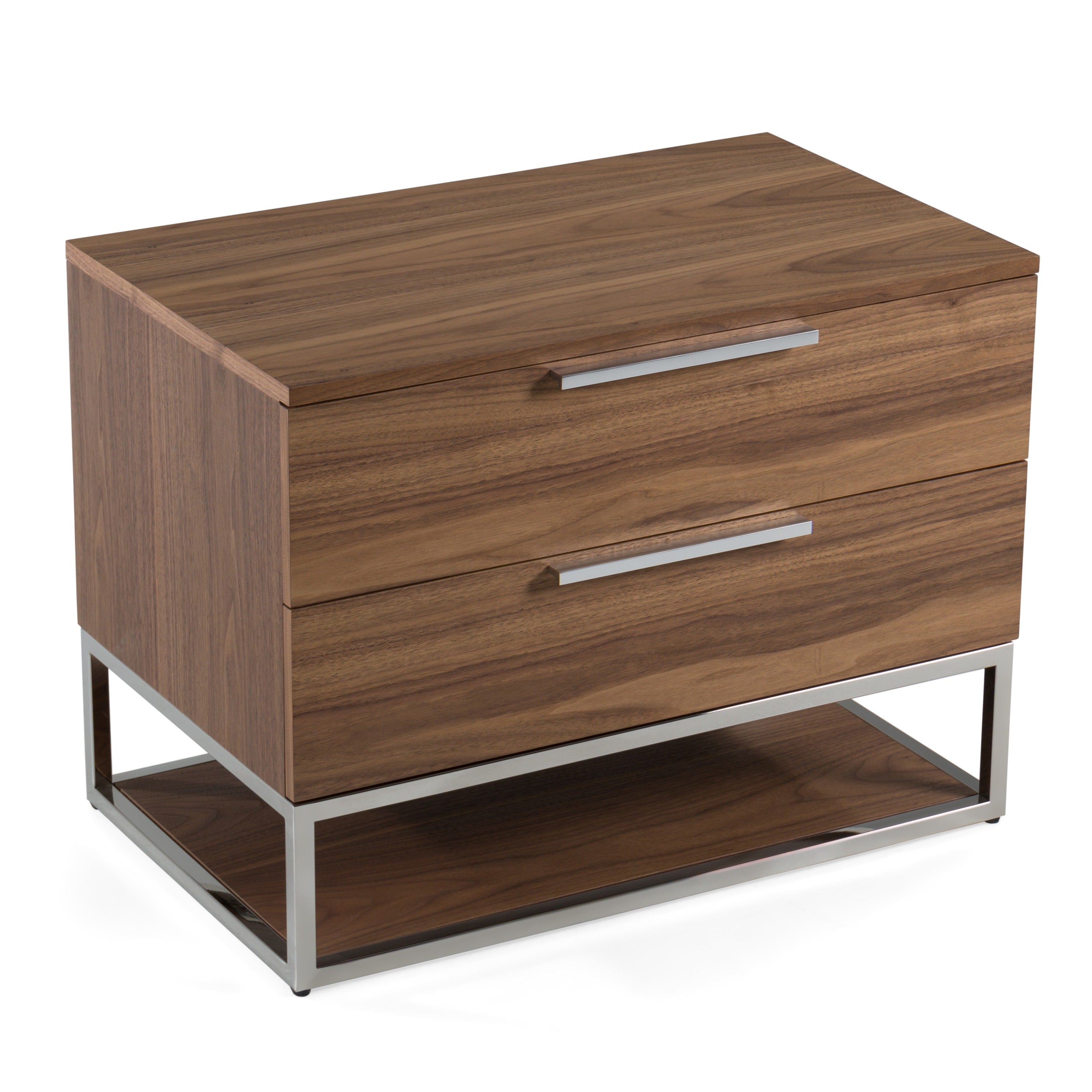 Modrest Helenora - Modern Walnut Nightstand