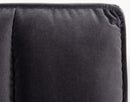 Modrest Hemlock - Modern Dark Grey Velvet Bed