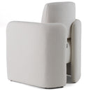 Modrest Hermosa - Modern White Fabric Dining Chair