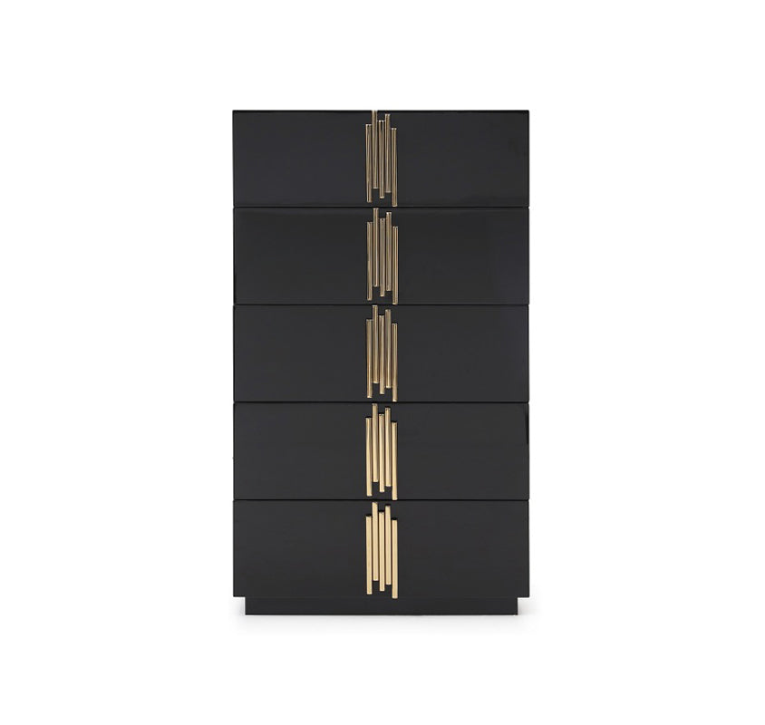 Modrest Token Modern Black & Gold Chest