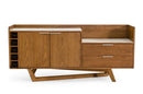 Modrest James - Contemporary Walnut & White Buffet