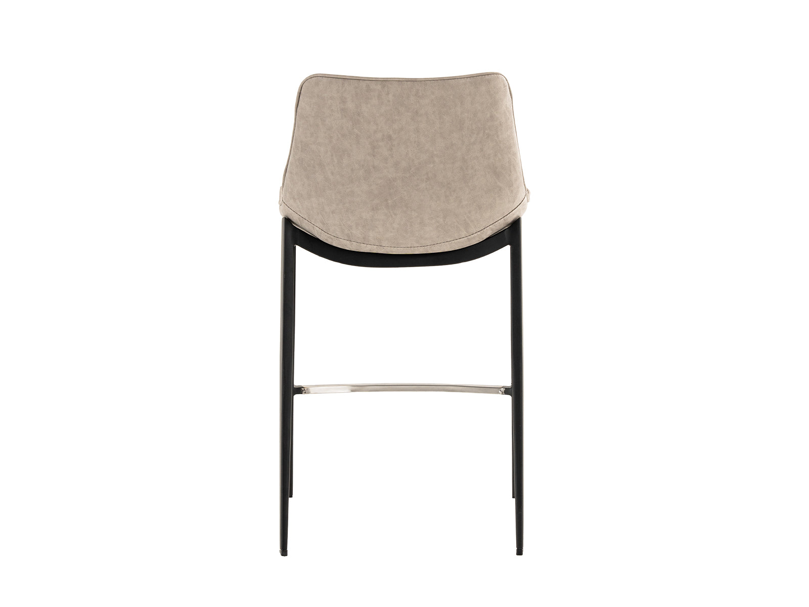 Modrest Jane - Modern Tan & Black Counter Stool (Set of 2)