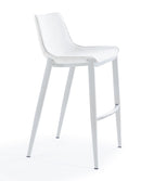 Modrest Jane - Modern White Counter Stool Set of 2