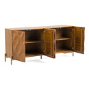 Modrest Killeen - Modern Gold + Walnut Buffet