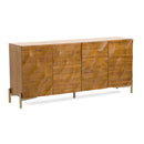 Modrest Killeen - Modern Gold + Walnut Buffet