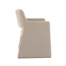 Modrest Lasara - Modern Beige Fabric Dining Chair