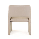 Modrest Lasara - Modern Beige Fabric Dining Chair