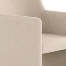 Modrest Lasara - Modern Beige Fabric Dining Chair