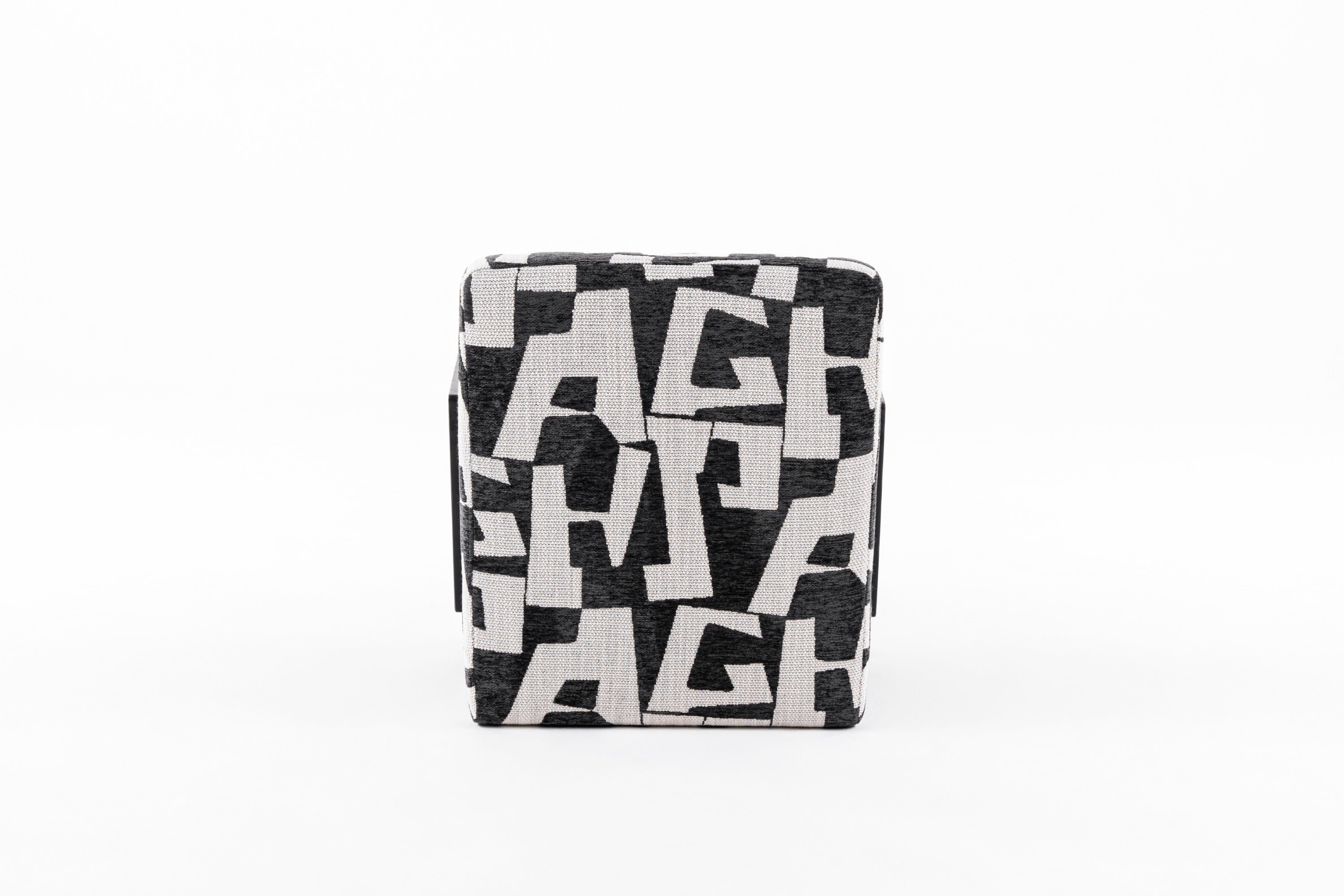 Modrest Leana - Modern Black & White Fabric Accent Chair
