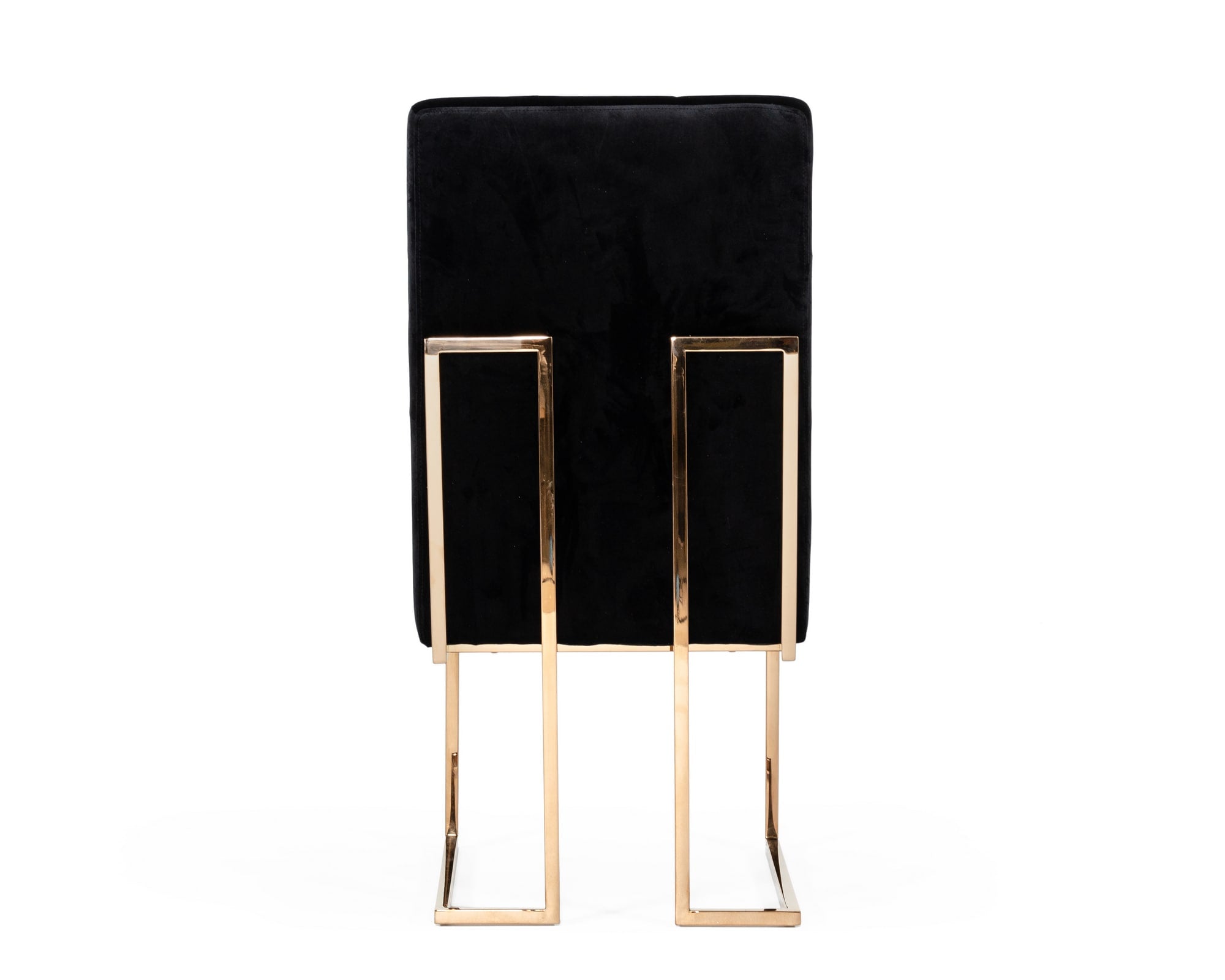 Modrest Legend - Modern Black & Rosegold Dining Chair (Set of 2)