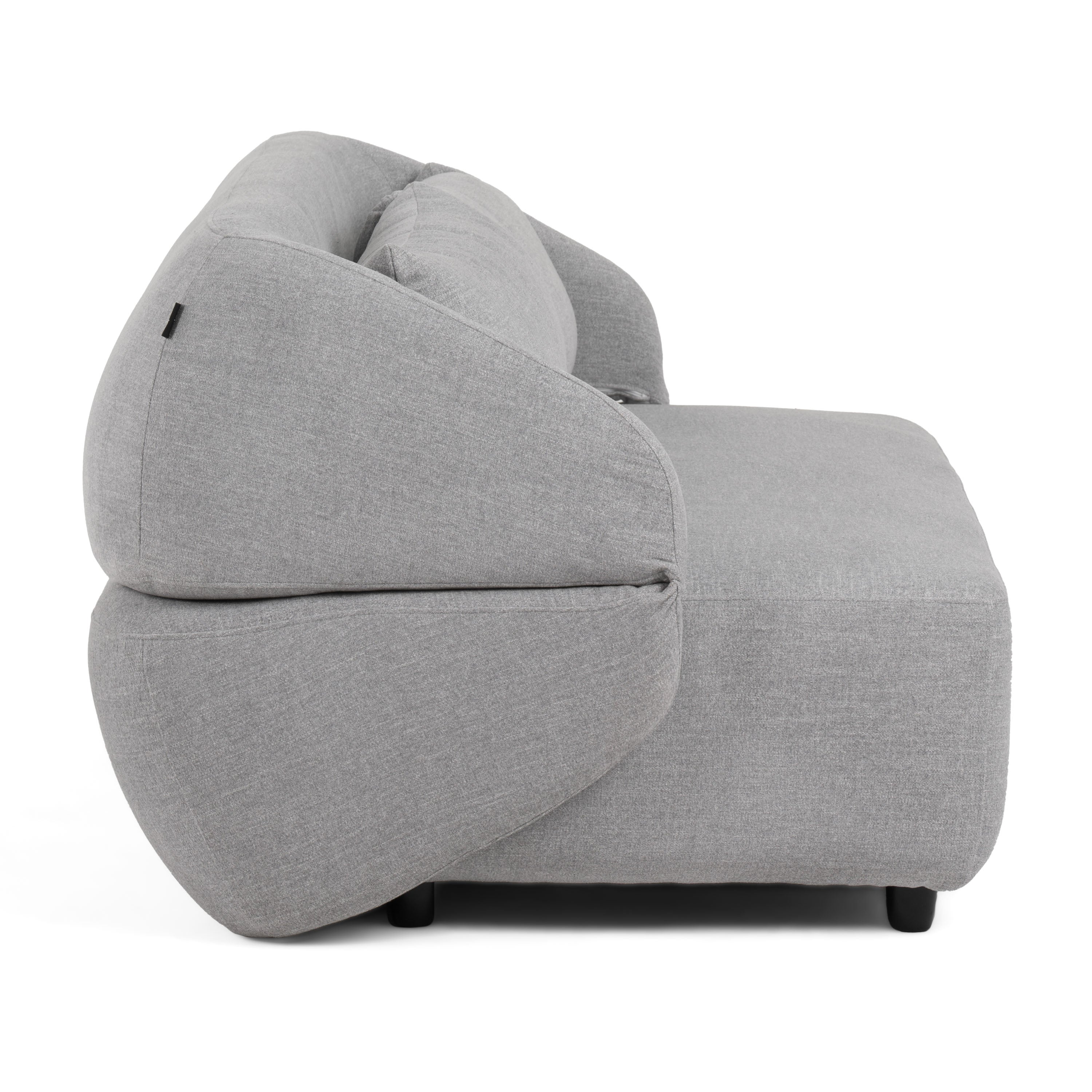 Divani Casa Lerner - Modern Light Grey Fabric Sofa Bed