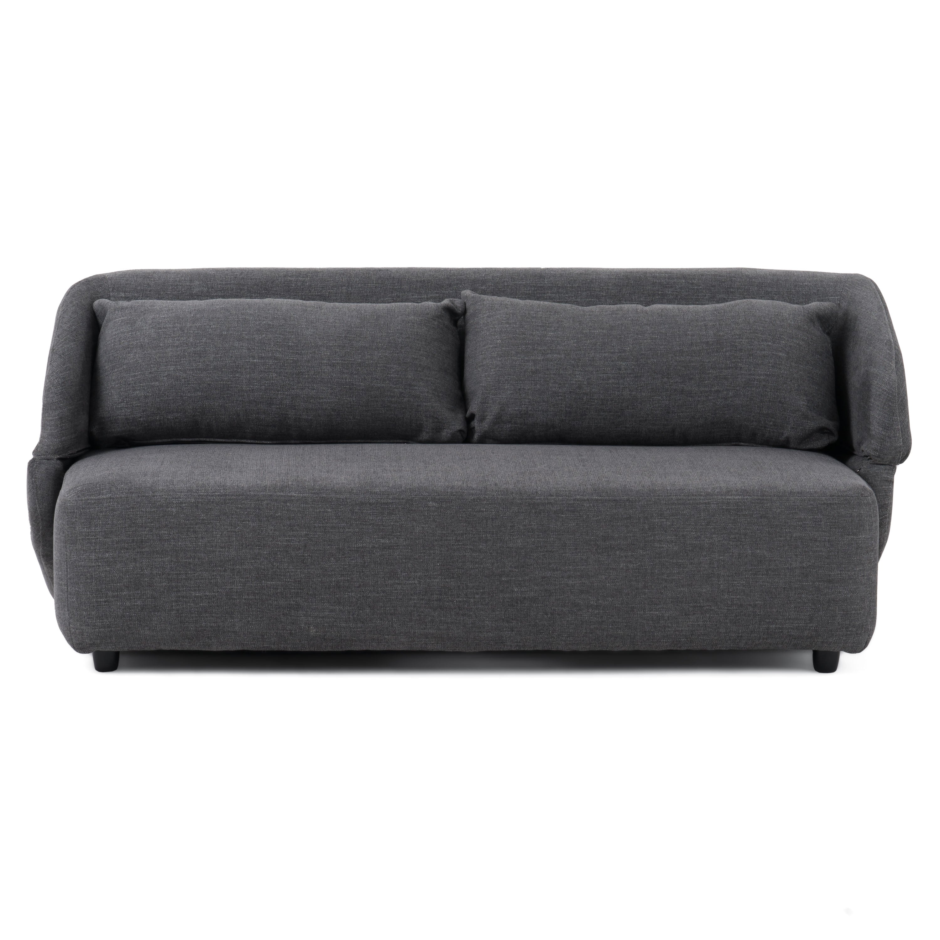 Divani Casa Lerner - Modern Dark Grey Fabric Sofa Bed
