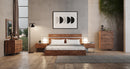 Nova Domus Lorenzo Italian Modern Light Oak Bed