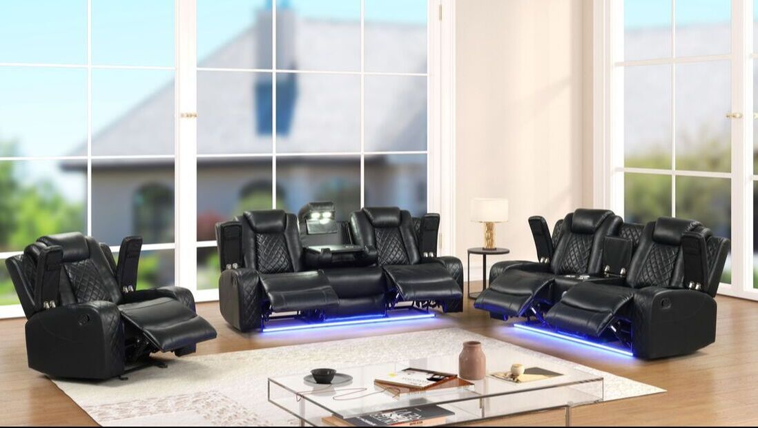 Luz 3PC Reclining Set β FREE TV or Area Rug!