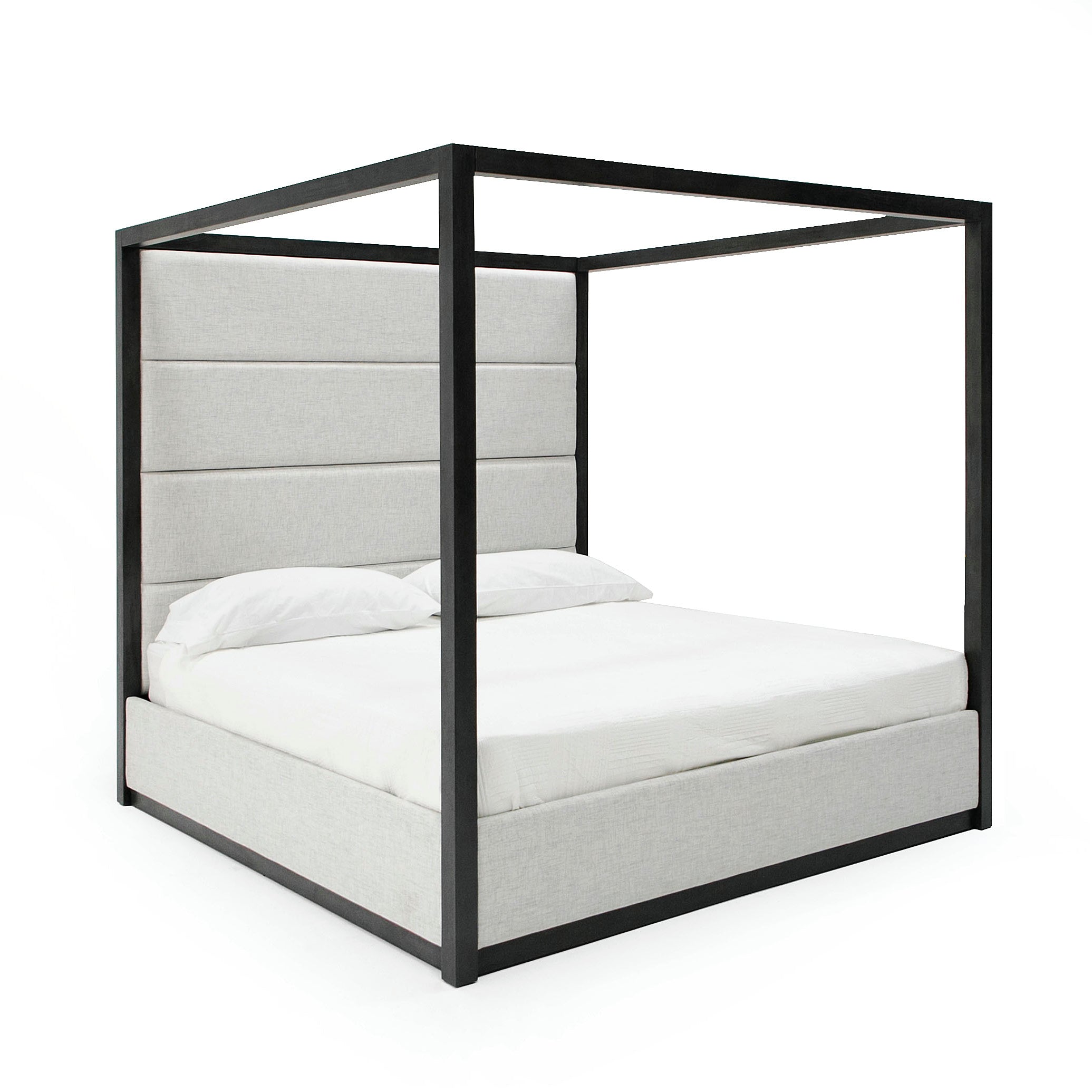 Modrest Manhattan - Contemporary Canopy Grey Bed