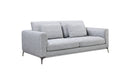 Divani Casa Beaman - Modern Grey Fabric Sofa Set
