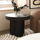 Modrest Bruni - Modern Black Concrete End Table