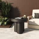 Modrest Bruni - Modern Black Concrete End Table