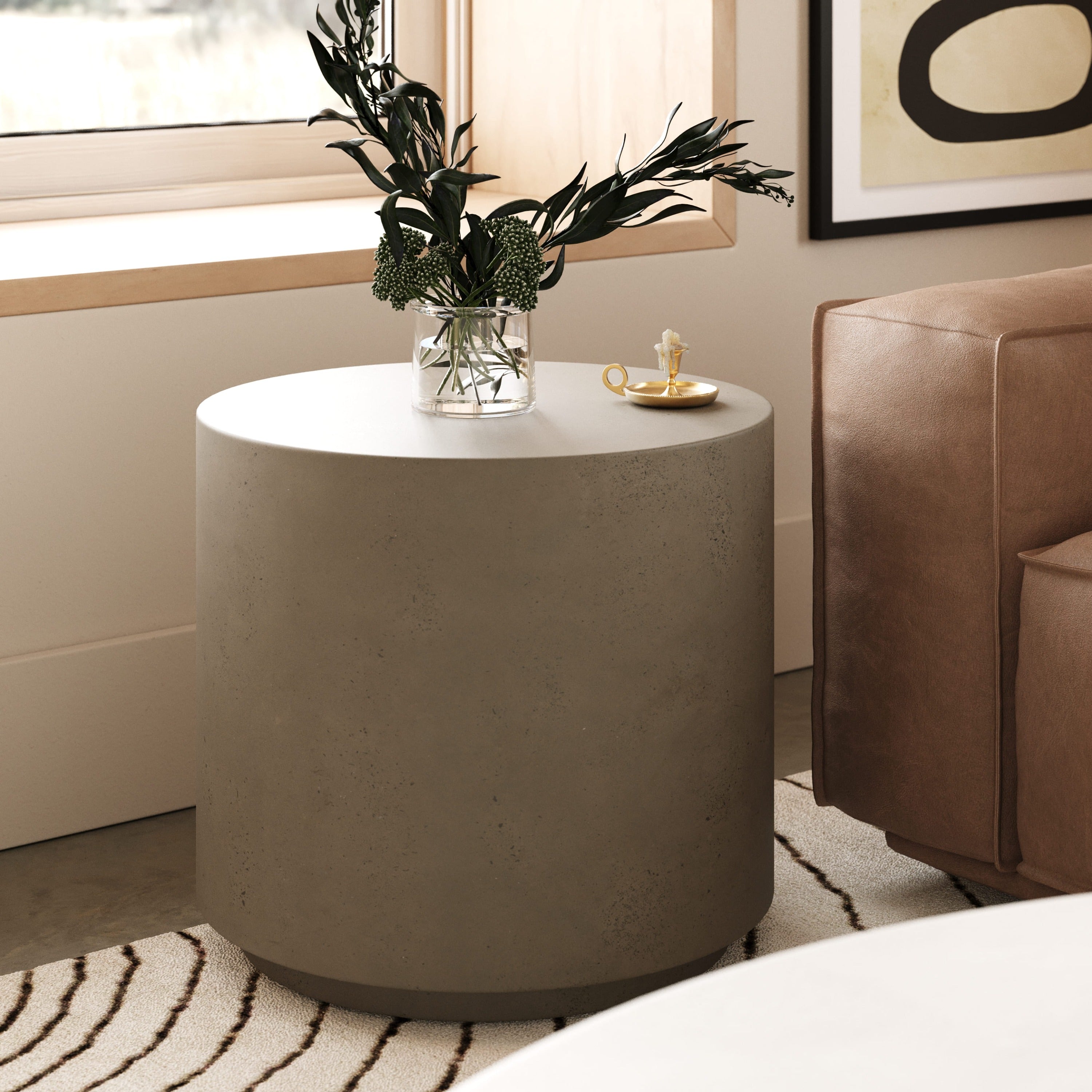 Modrest Morley - Modern Round End Table
