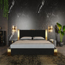 Modrest Token Modern Black & Gold Bed