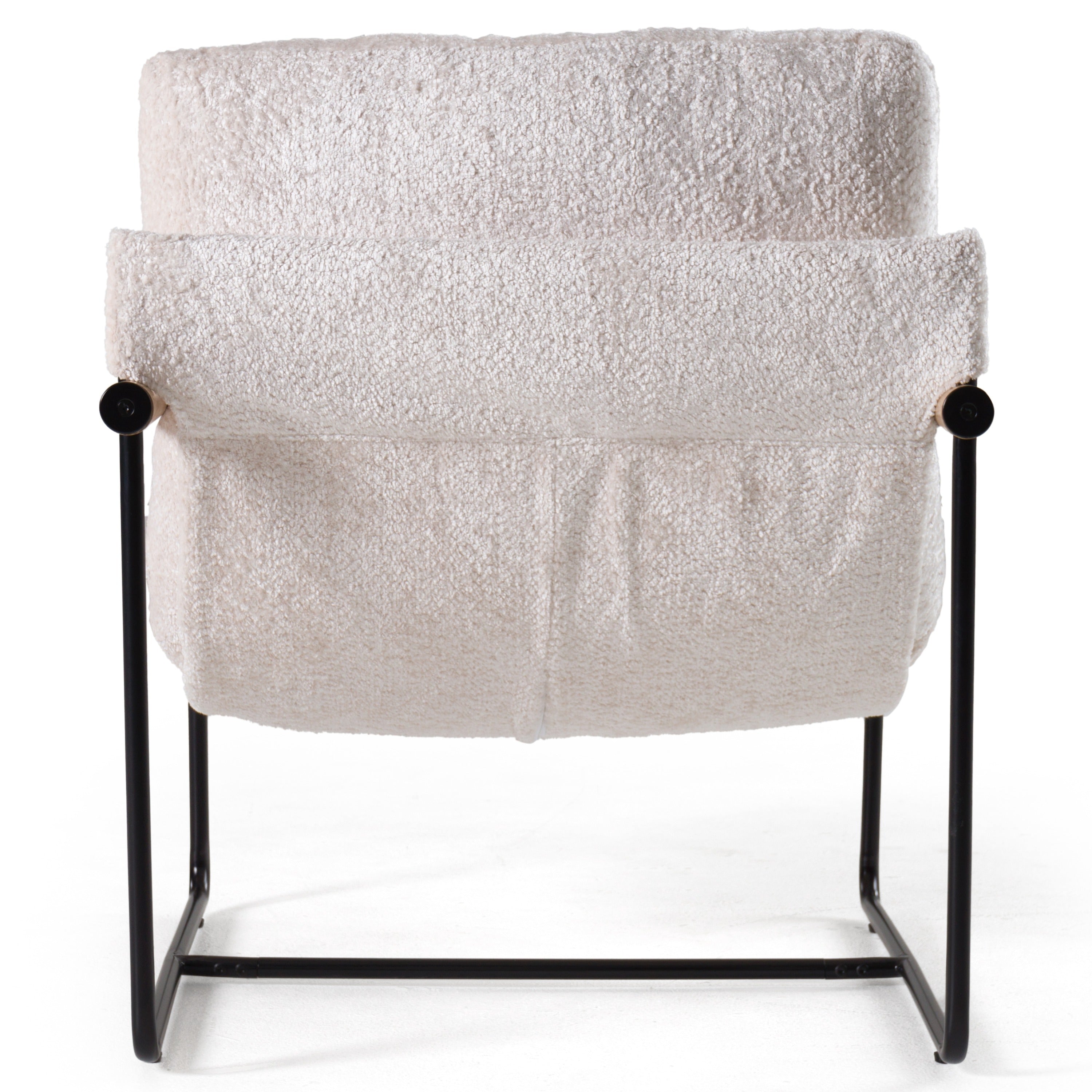 Modrest Moorcroft - Modern Beige Fabric Accent Chair