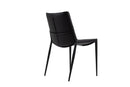 Modrest Murray - Modern Black Vegan Leather Dining Chair (Set of 2)