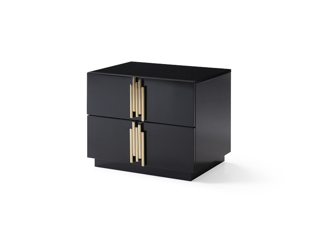 Modrest Token Modern Black & Gold Bedroom Set