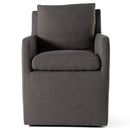 Modrest Newcastle - Modern Grey Fabric Dining Chair