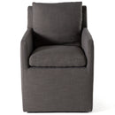 Modrest Newcastle - Modern Grey Fabric Dining Chair