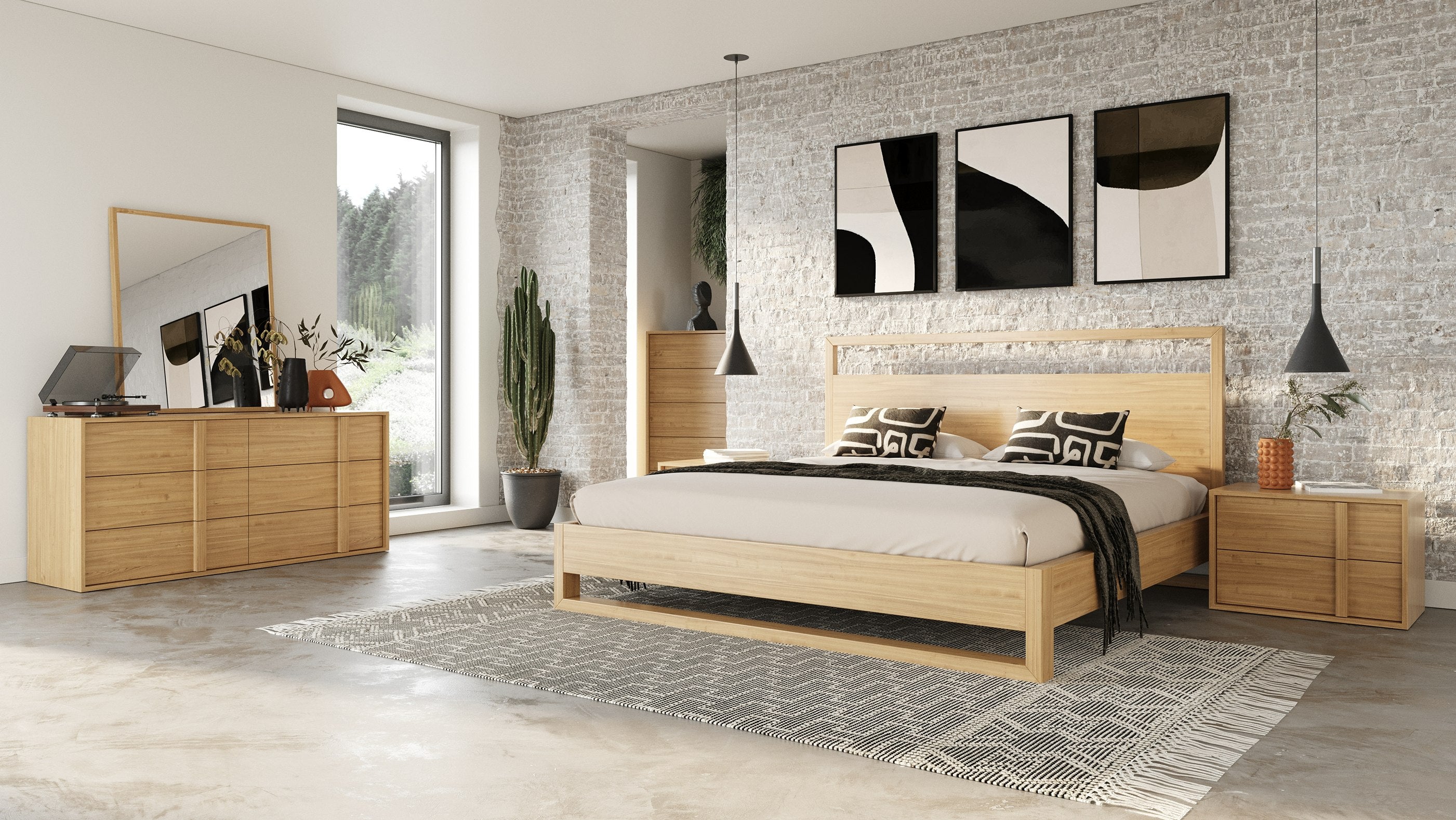 Nova Domus Berlin - Modern Natural Oak Chest