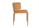 Modrest Odessa - Modern Camel Vegan Leather Dining Chair